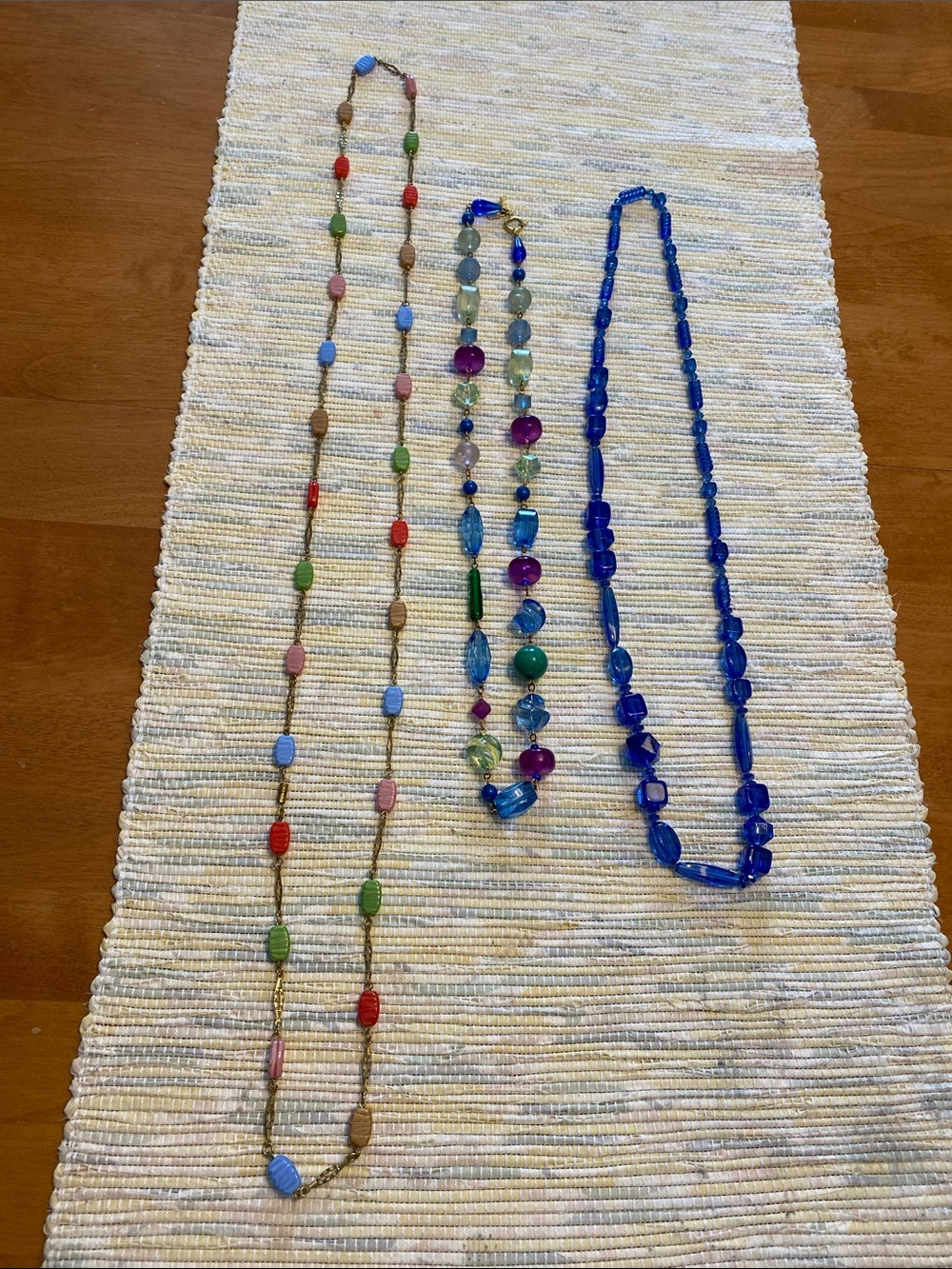 Lot of Necklaces Glass and Plastic Beads